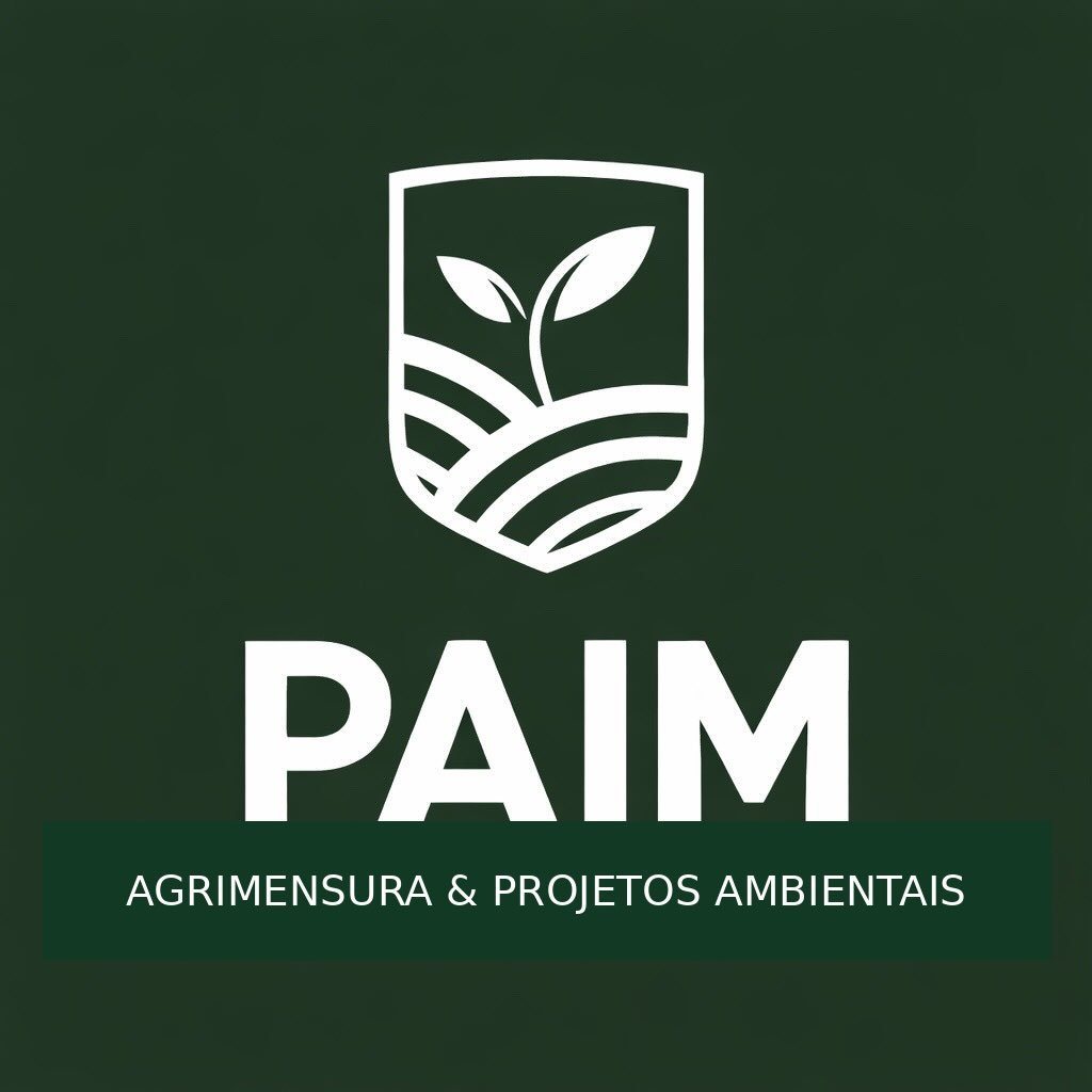 Logo Paim Agrimensura e Projetos Ambientais